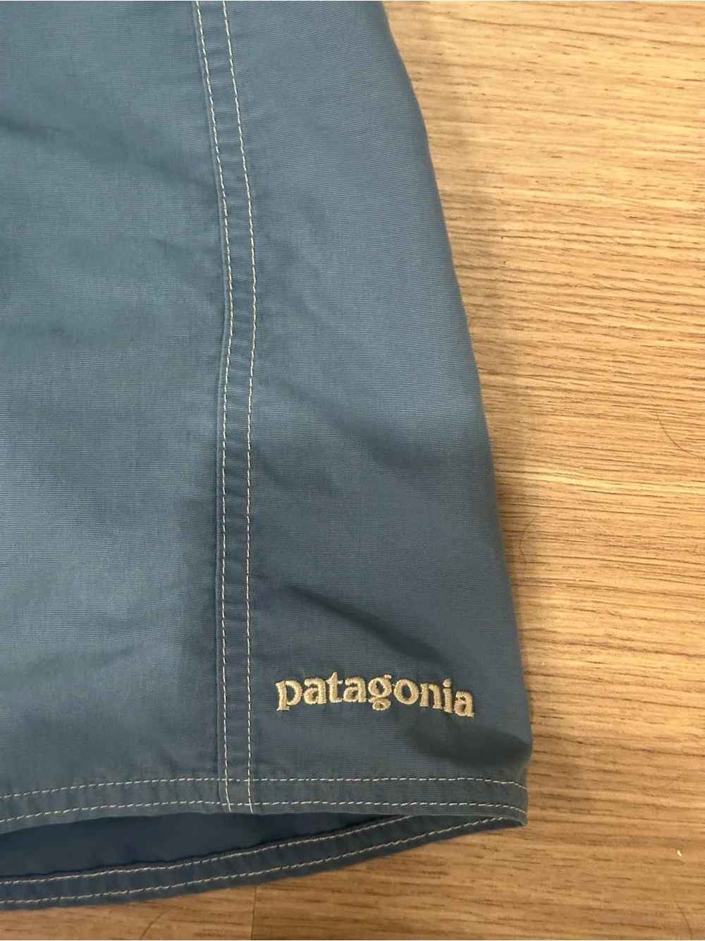 Patagonia Wavefarer Blue Stretch Boardshorts Men's 32 Waist Unlined Surf Trunks
